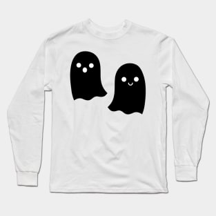 Spooky Scary Ghosts Long Sleeve T-Shirt